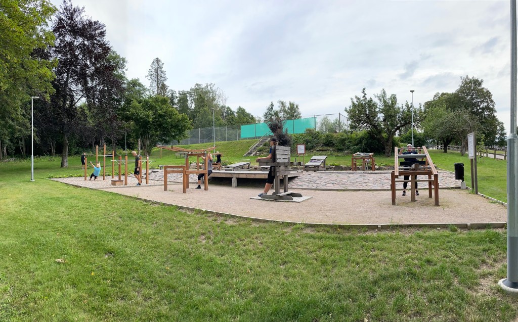 Träning torsdag 24 juli vid&nbsp;utegymmet